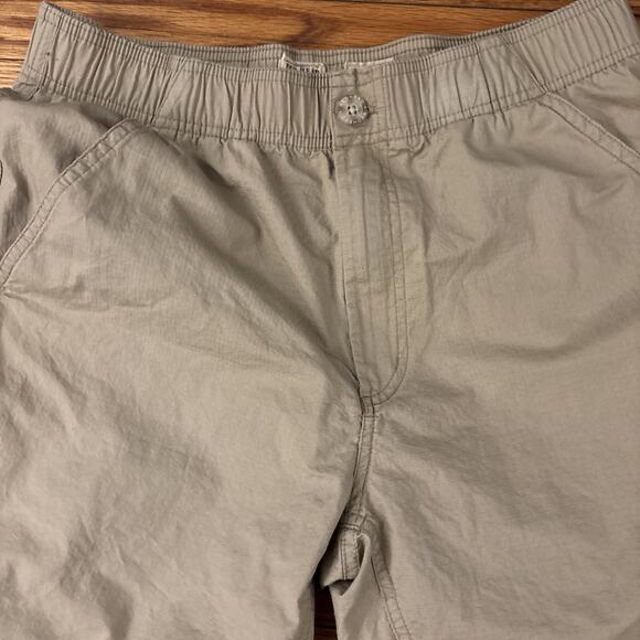 RedHead Brand Co Chino Shorts Mens M Tan Elastic Waist Band Zip Fly Casual‎ - Picture 3 of 8